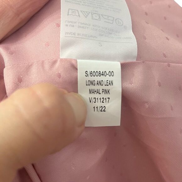 Banana Republic Long And Lean Blazer Pink Classic Preppy Minimalist Career - Picture 10 of 10
